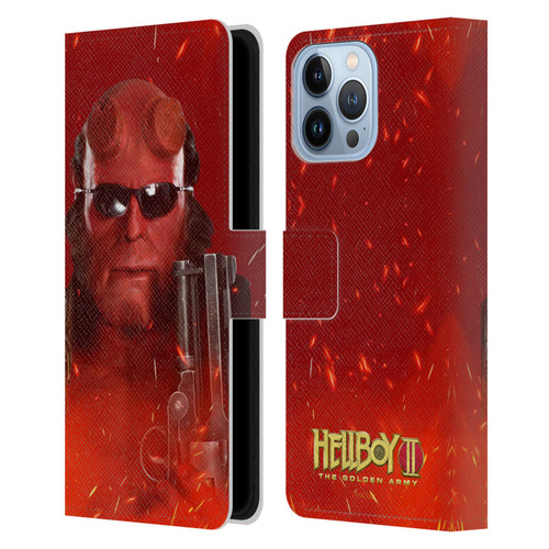 Hellboy II Graphics Right Hand of Doom Leather Book Wallet Case Cover For Apple iPhone 13 Pro Max