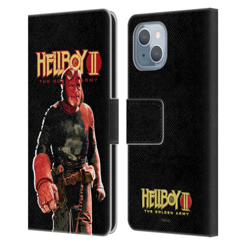 Hellboy II Graphics The Samaritan Leather Book Wallet Case Cover For Apple iPhone 14