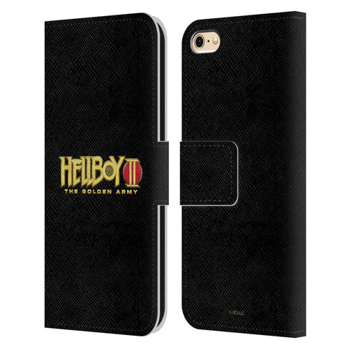 Hellboy II Graphics Logo Leather Book Wallet Case Cover For Apple iPhone 6 / iPhone 6s