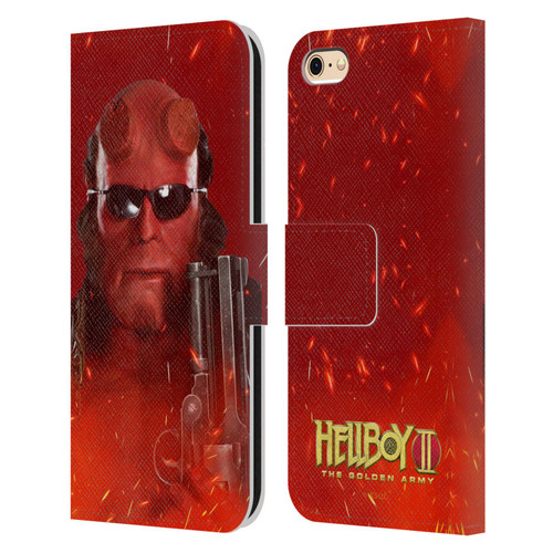 Hellboy II Graphics Right Hand of Doom Leather Book Wallet Case Cover For Apple iPhone 6 / iPhone 6s