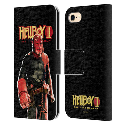 Hellboy II Graphics The Samaritan Leather Book Wallet Case Cover For Apple iPhone 7 / 8 / SE 2020 & 2022