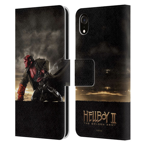 Hellboy II Graphics Key Art Poster Leather Book Wallet Case Cover For Apple iPhone XR