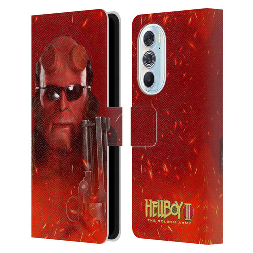 Hellboy II Graphics Right Hand of Doom Leather Book Wallet Case Cover For Motorola Edge X30