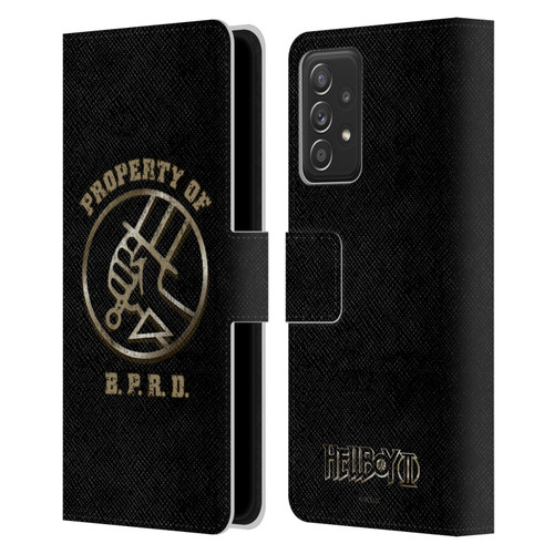 Hellboy II Graphics Property of BPRD Leather Book Wallet Case Cover For Samsung Galaxy A53 5G (2022)