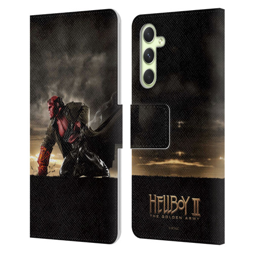 Hellboy II Graphics Key Art Poster Leather Book Wallet Case Cover For Samsung Galaxy A54 5G
