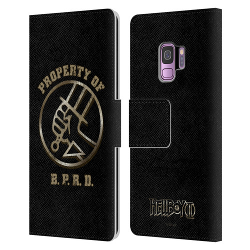 Hellboy II Graphics Property of BPRD Leather Book Wallet Case Cover For Samsung Galaxy S9