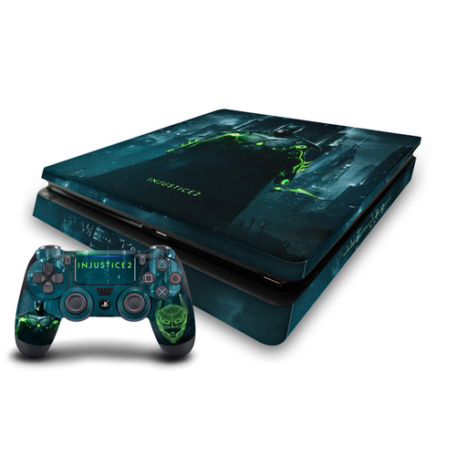 Injustice 2 Characters Batman Vinyl Sticker Skin Decal Cover for Sony PS4 Slim Console & Controller