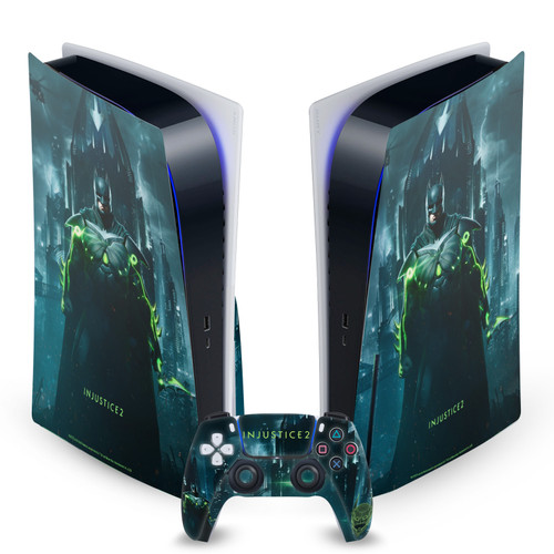 Injustice 2 Characters Batman Vinyl Sticker Skin Decal Cover for Sony PS5 Disc Edition Bundle