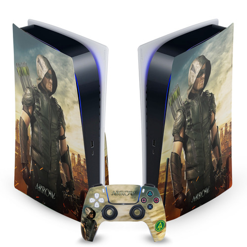 Arrow TV Series Posters Season 4 Vinyl Sticker Skin Decal Cover for Sony PS5 Disc Edition Bundle