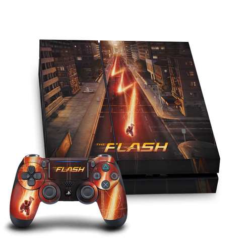 The Flash TV Series Poster Barry Vinyl Sticker Skin Decal Cover for Sony PS4 Console & Controller