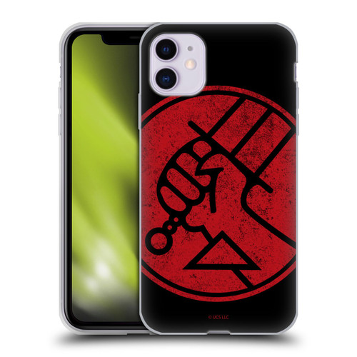 Hellboy II Graphics BPRD Distressed Soft Gel Case for Apple iPhone 11