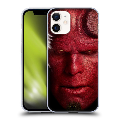 Hellboy II Graphics Face Portrait Soft Gel Case for Apple iPhone 12 Mini
