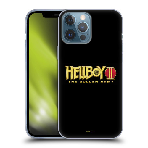 Hellboy II Graphics Logo Soft Gel Case for Apple iPhone 13 Pro Max
