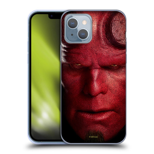 Hellboy II Graphics Face Portrait Soft Gel Case for Apple iPhone 14