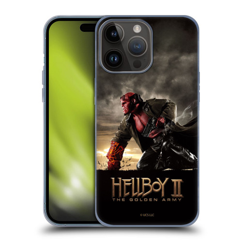 Hellboy II Graphics Key Art Poster Soft Gel Case for Apple iPhone 15 Pro Max