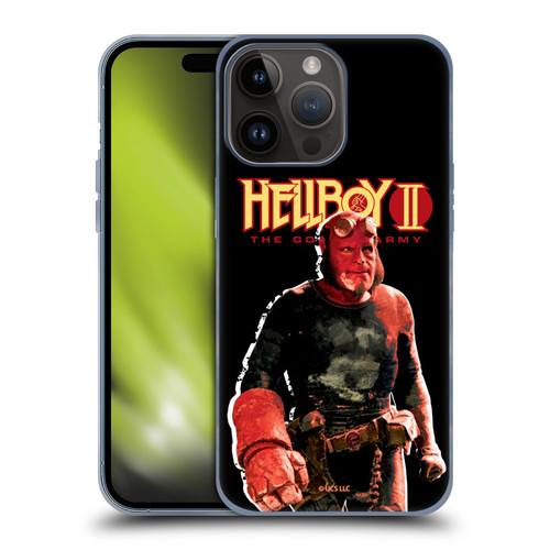Hellboy II Graphics The Samaritan Soft Gel Case for Apple iPhone 15 Pro Max
