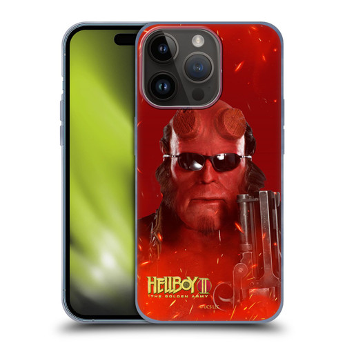 Hellboy II Graphics Right Hand of Doom Soft Gel Case for Apple iPhone 15 Pro