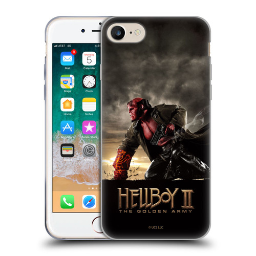 Hellboy II Graphics Key Art Poster Soft Gel Case for Apple iPhone 7 / 8 / SE 2020 & 2022