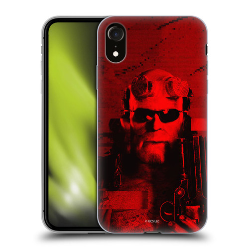 Hellboy II Graphics Portrait Sunglasses Soft Gel Case for Apple iPhone XR