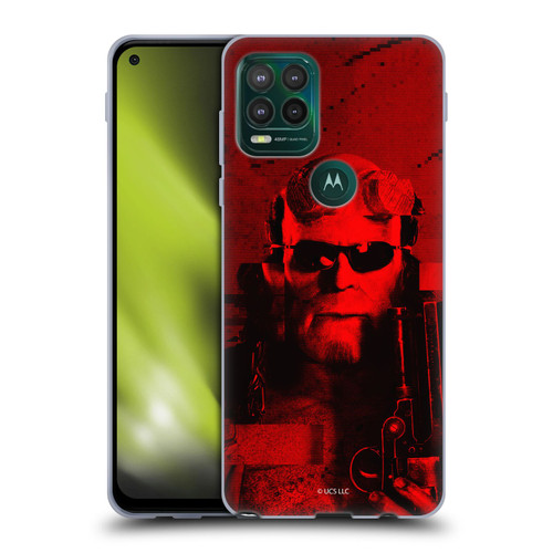 Hellboy II Graphics Portrait Sunglasses Soft Gel Case for Motorola Moto G Stylus 5G 2021