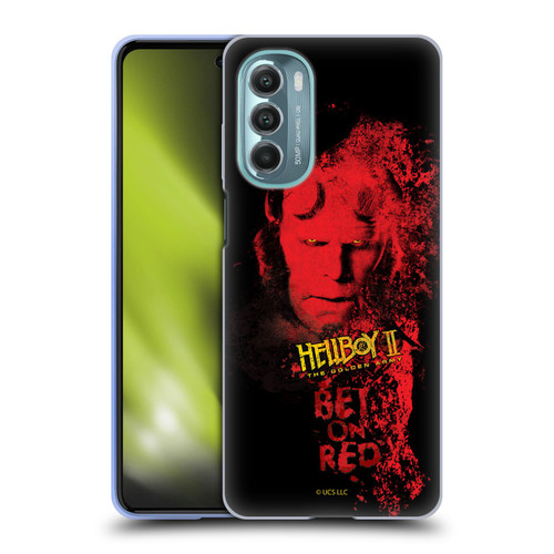 Hellboy II Graphics Bet On Red Soft Gel Case for Motorola Moto G Stylus 5G (2022)