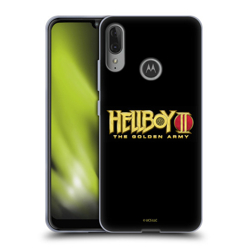 Hellboy II Graphics Logo Soft Gel Case for Motorola Moto E6 Plus