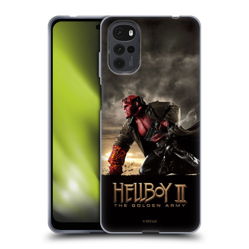 Hellboy II Graphics Key Art Poster Soft Gel Case for Motorola Moto G22