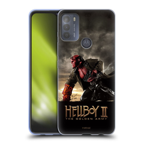Hellboy II Graphics Key Art Poster Soft Gel Case for Motorola Moto G50