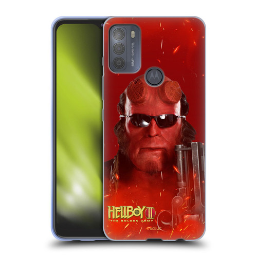 Hellboy II Graphics Right Hand of Doom Soft Gel Case for Motorola Moto G50