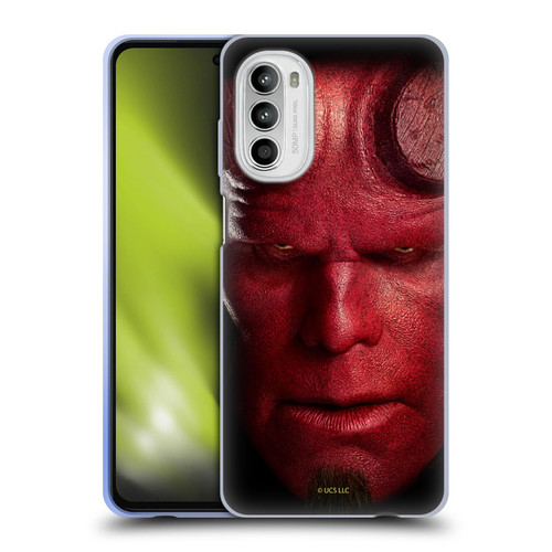 Hellboy II Graphics Face Portrait Soft Gel Case for Motorola Moto G52