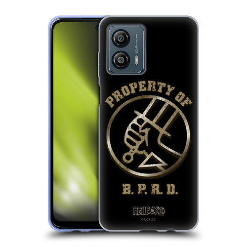 Hellboy II Graphics Property of BPRD Soft Gel Case for Motorola Moto G53 5G