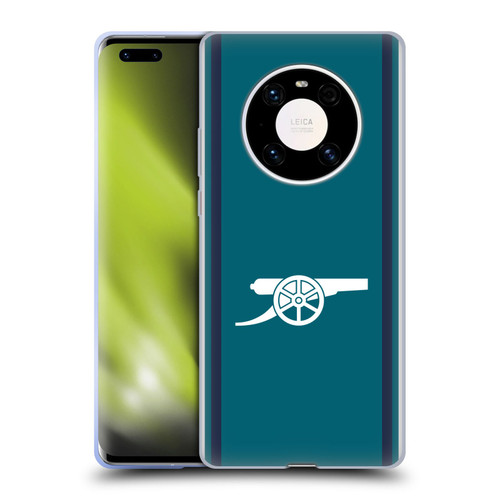 Arsenal FC 2023/24 Crest Kit Third Soft Gel Case for Huawei Mate 40 Pro 5G