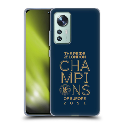 Chelsea Football Club 2021 Champions The Pride Of London Soft Gel Case for Xiaomi 12