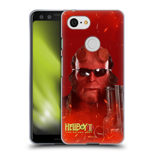 Hellboy II Graphics Right Hand of Doom Soft Gel Case for Google Pixel 3