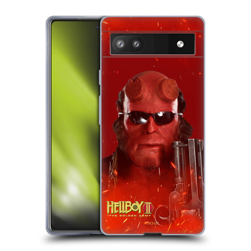 Hellboy II Graphics Right Hand of Doom Soft Gel Case for Google Pixel 6a