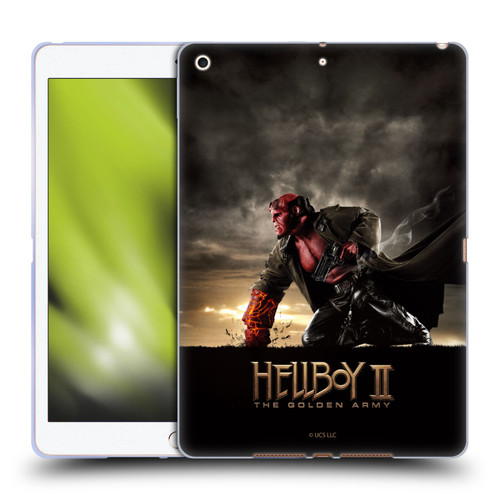 Hellboy II Graphics Key Art Poster Soft Gel Case for Apple iPad 10.2 2019/2020/2021