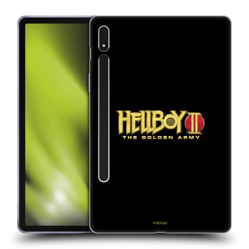 Hellboy II Graphics Logo Soft Gel Case for Samsung Galaxy Tab S8