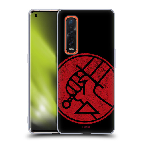 Hellboy II Graphics BPRD Distressed Soft Gel Case for OPPO Find X2 Pro 5G
