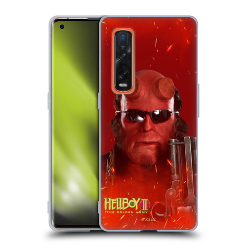 Hellboy II Graphics Right Hand of Doom Soft Gel Case for OPPO Find X2 Pro 5G