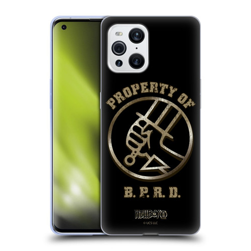 Hellboy II Graphics Property of BPRD Soft Gel Case for OPPO Find X3 / Pro