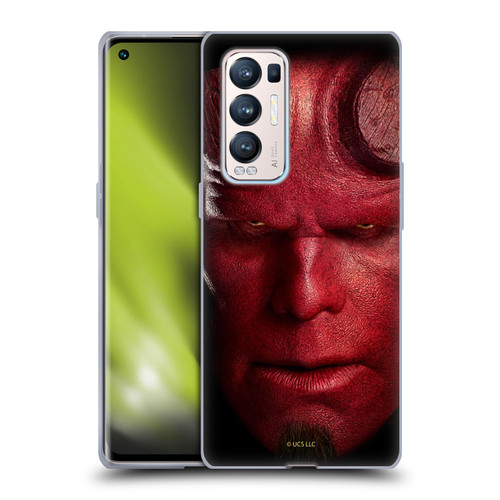 Hellboy II Graphics Face Portrait Soft Gel Case for OPPO Find X3 Neo / Reno5 Pro+ 5G