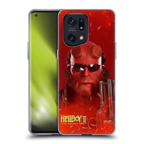 Hellboy II Graphics Right Hand of Doom Soft Gel Case for OPPO Find X5 Pro