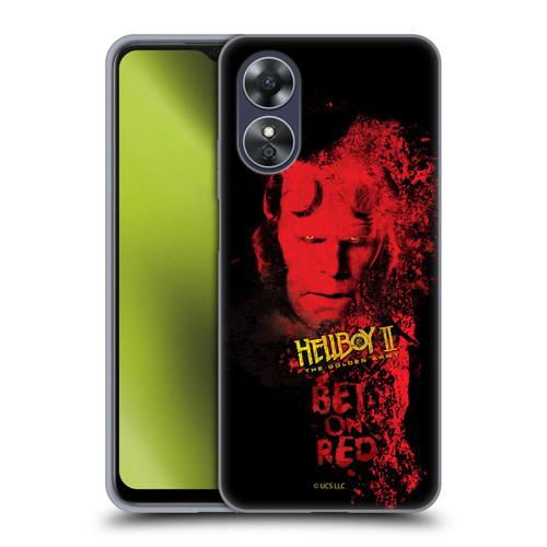 Hellboy II Graphics Bet On Red Soft Gel Case for OPPO A17