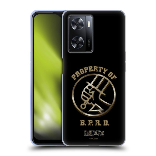 Hellboy II Graphics Property of BPRD Soft Gel Case for OPPO A57s