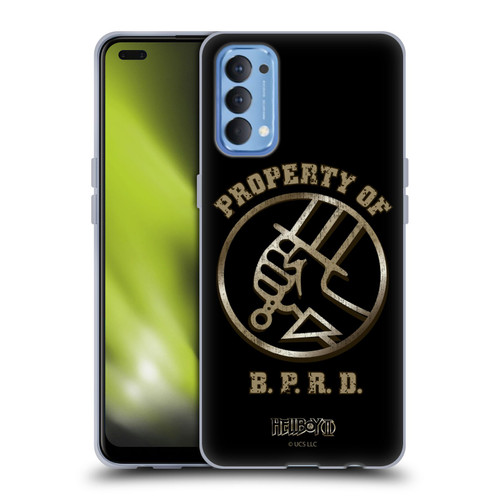 Hellboy II Graphics Property of BPRD Soft Gel Case for OPPO Reno 4 5G