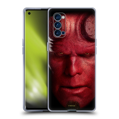Hellboy II Graphics Face Portrait Soft Gel Case for OPPO Reno 4 Pro 5G