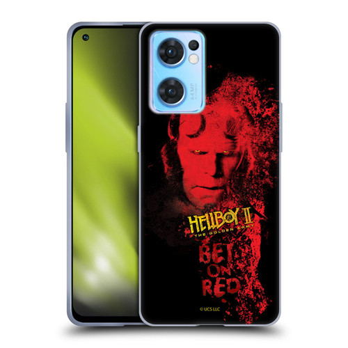 Hellboy II Graphics Bet On Red Soft Gel Case for OPPO Reno7 5G / Find X5 Lite