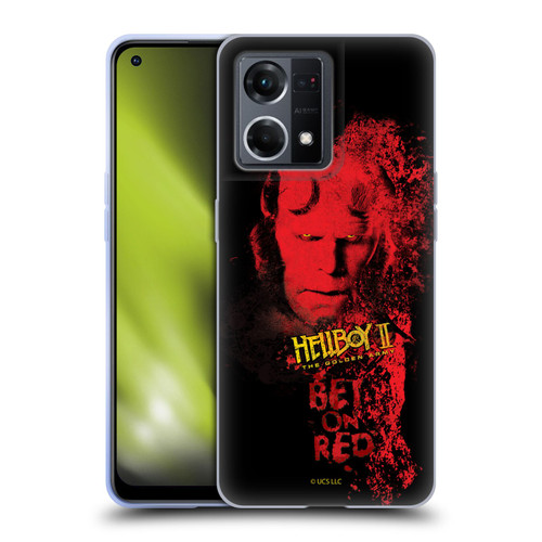 Hellboy II Graphics Bet On Red Soft Gel Case for OPPO Reno8 4G