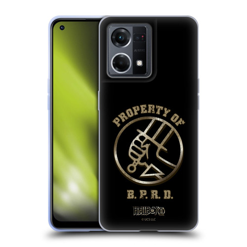 Hellboy II Graphics Property of BPRD Soft Gel Case for OPPO Reno8 4G
