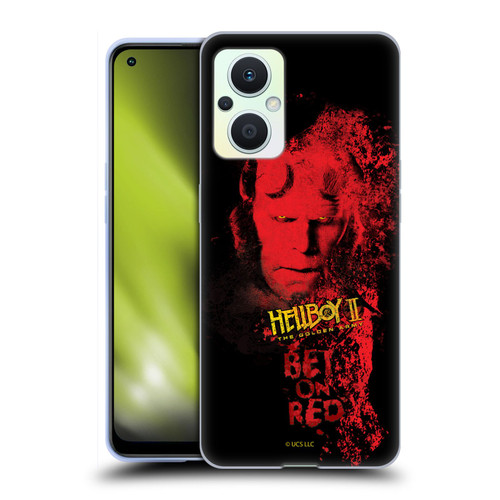 Hellboy II Graphics Bet On Red Soft Gel Case for OPPO Reno8 Lite